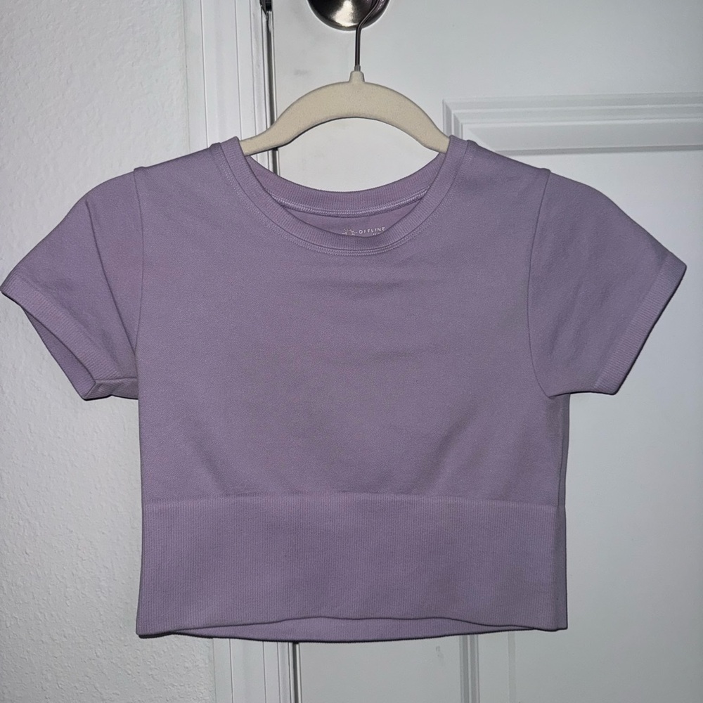Aerie Short Sleeve Crop Top ($22 for all 3)
Message for separate purchases